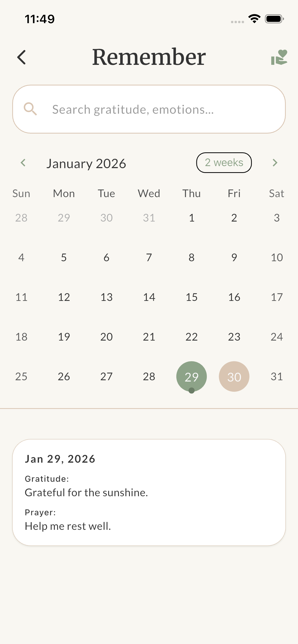 Glean journal history